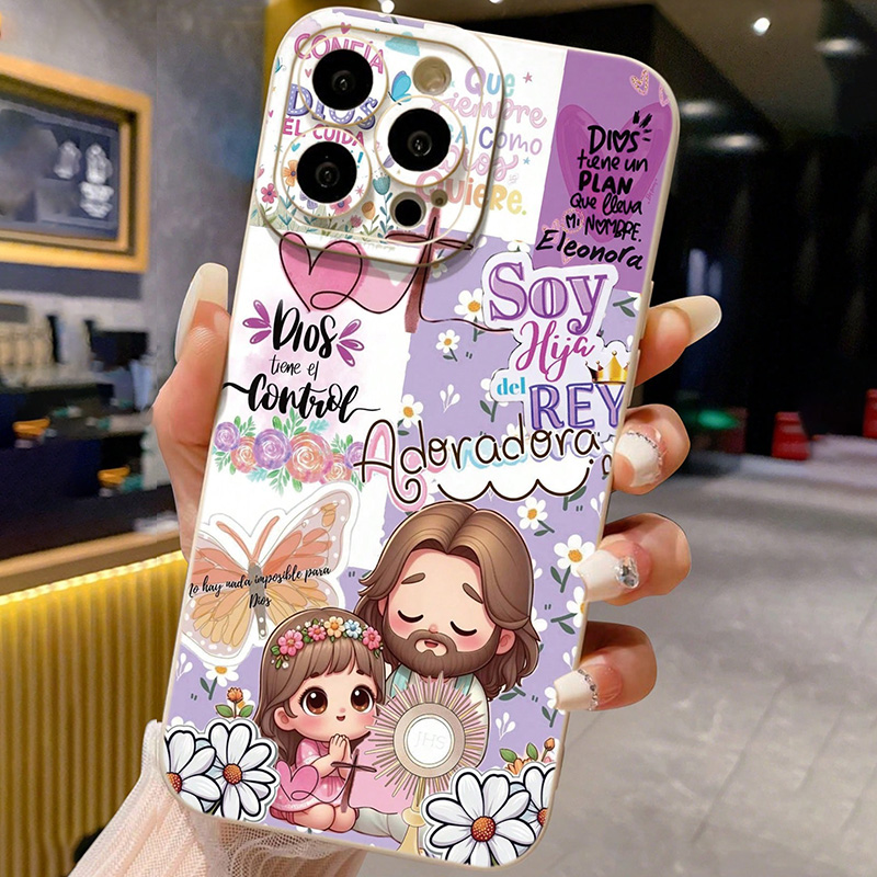 Phone Cases Xr Iphone - Religiöse Bunt Bemalte Jesus TPU Weiche
