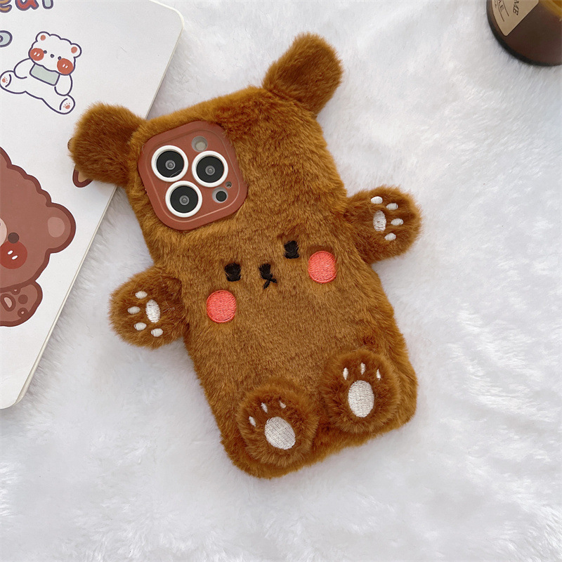 Koreanische 3D Cartoon Bär Fla – Phone Cases Iphone 13 Bewertung und Preis