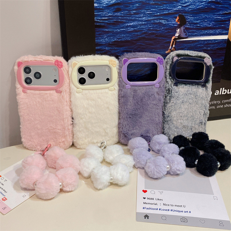 Luxuriöse Einfarbige Flauschig – Phone Cases Iphone 13 Bewertung und Preis