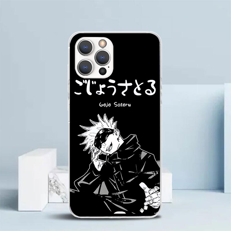 Schwarz-weiße Kaisen J-Jujutsu – Phone Cases Jujutsu Kaisen Bewertung und Preis